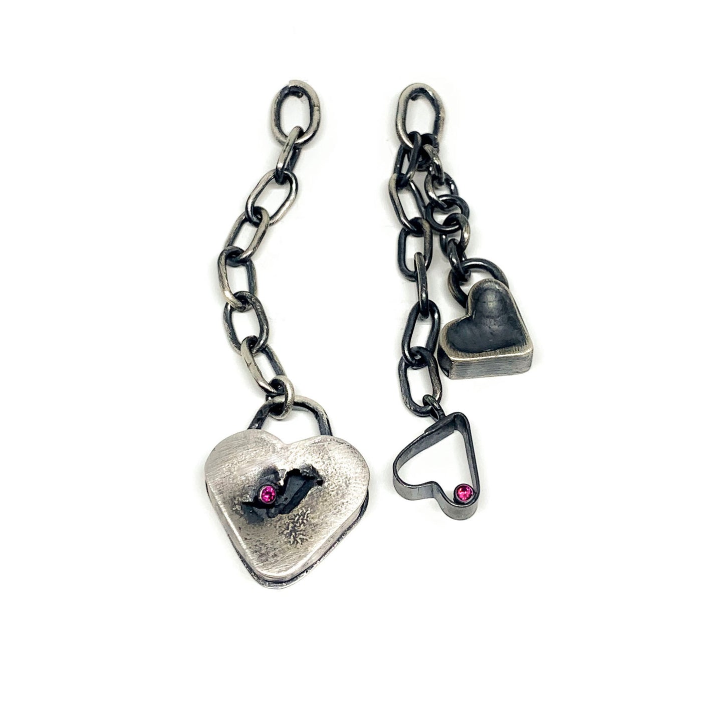 Broken Hearts Earring Studs